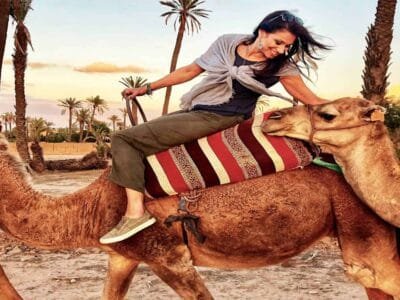 Camel ride in the Palmeraie Marrakech during a desert tour