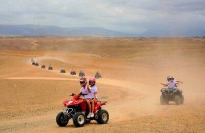 Quad Biking through the Agafay Desert ATV tours