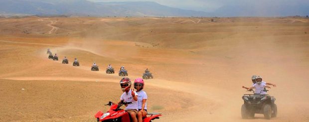 Quad Biking through the Agafay Desert ATV tours