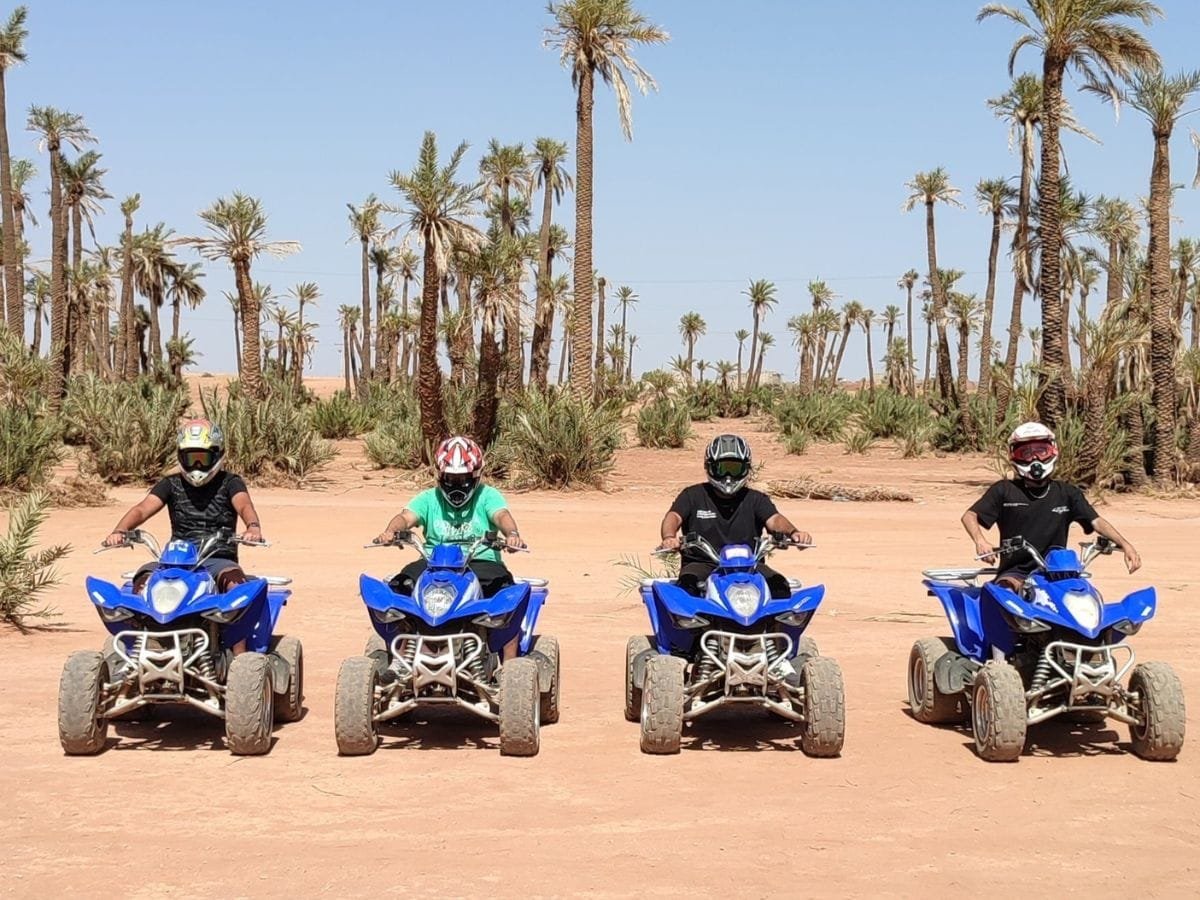 Embark on a thrilling Marrakech quad biking adventure, exploring desert trails, palm groves, and traditional Berber villages on an unforgettable off-road ride.