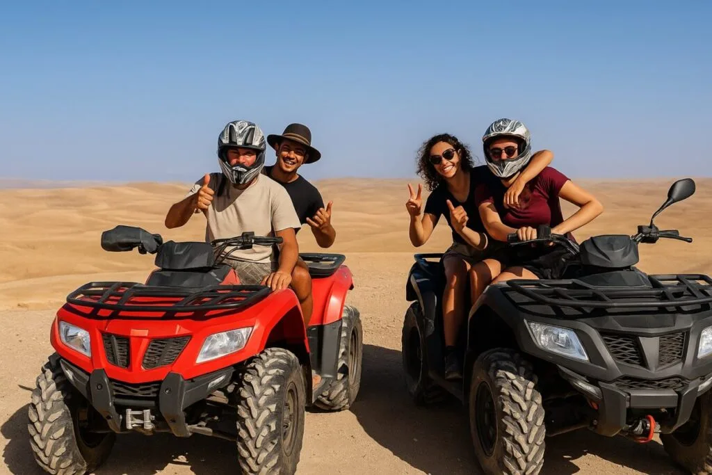 Agafay desert atv tour friends